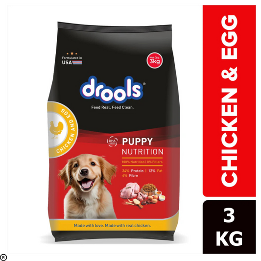 Drools Nutrition Chicken and Egg Dry Food For Puppy