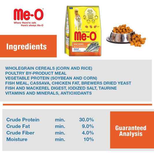 Meo Mackerel Adult Dry Cat Food