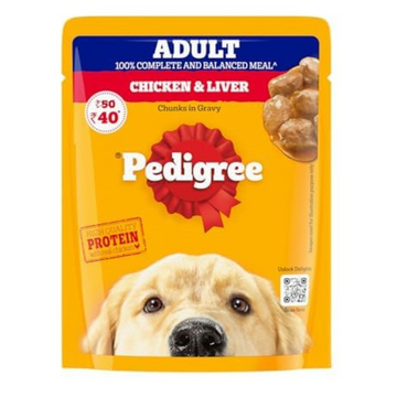 Pedigree Chicken and Liver Chunks in Gravy Adult Dog Wet Food