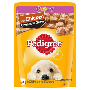 Pedigree Puppy Chicken & Liver Chunks in Gravy Dog Wet Food