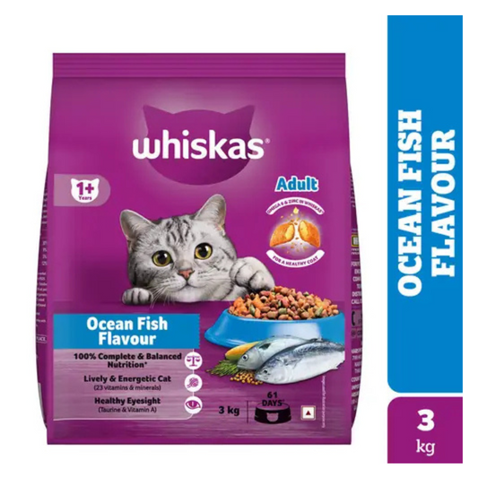 Whiskas Ocean Fish Adult Dry Cat Food