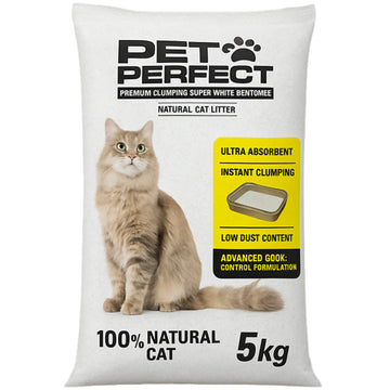 Pet Perfect Charcoal Clumping Cat Litter – 100% Natural & Ultra Absorbent