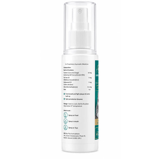 DENTO-9 Dental Spray for Dogs & Cats | Fresh Breath & Oral Care Spray | 70ml