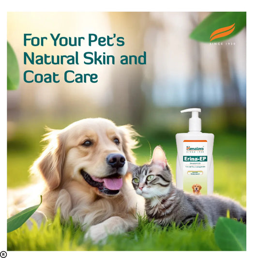 Himalaya Erina EP Ticks and Flea Shampoo for Dogs and Cats