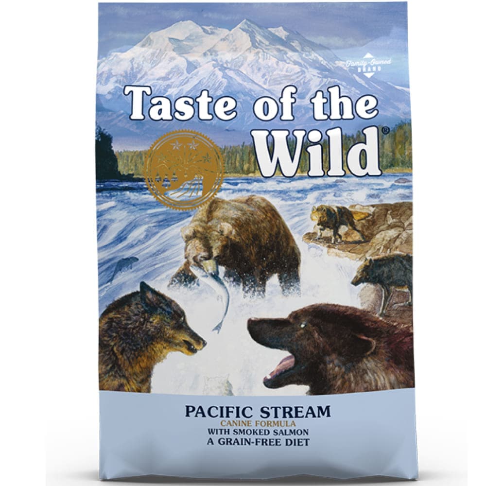 Taste of the Wild Pacific Stream|Canine Formula|Smoked Salmon Adult Dry Dog Food Grain Free Formula