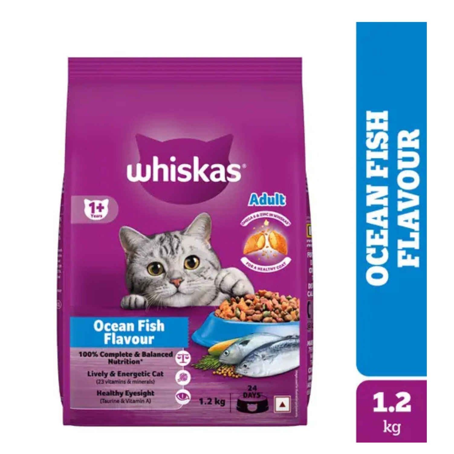 Whiskas Ocean Fish Adult Dry Cat Food