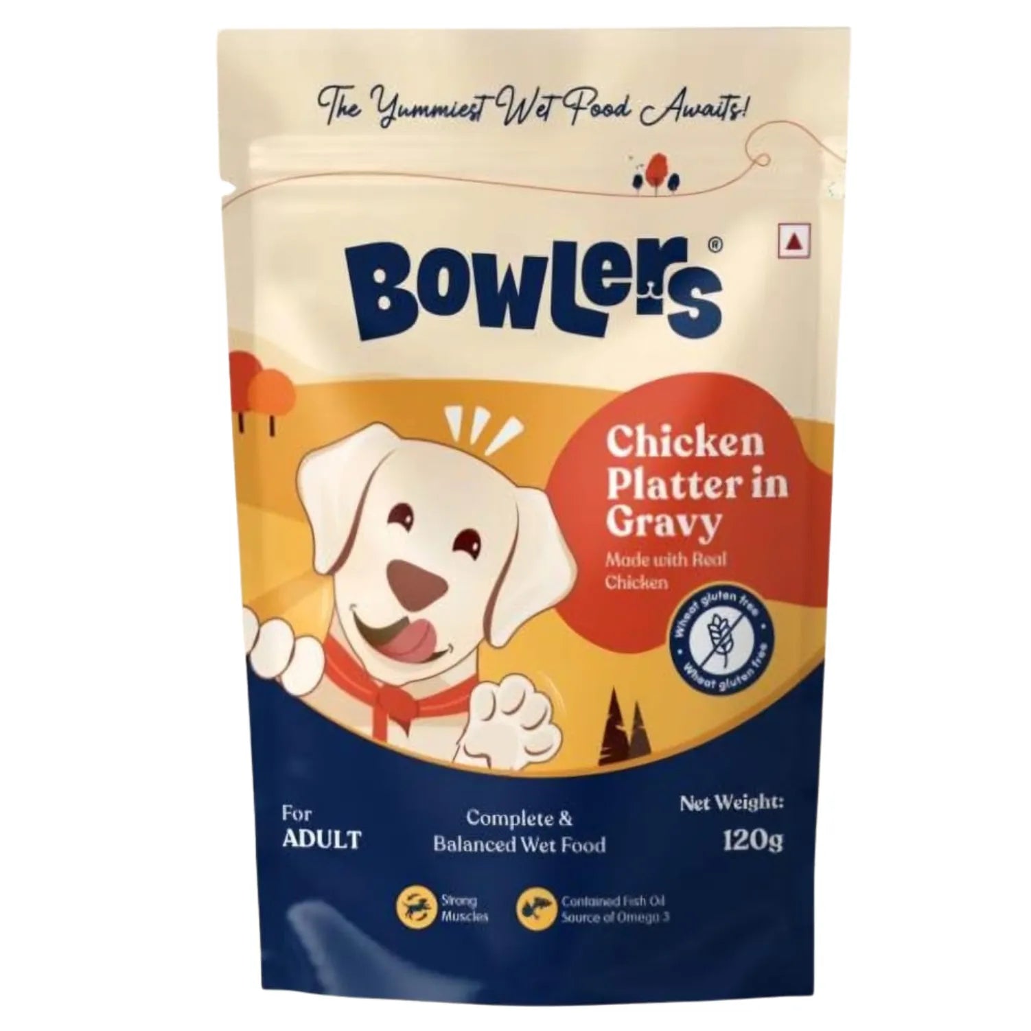 Bowler’s Chicken Platter in Gravy – For Adult Dogs