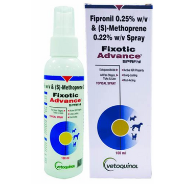 Fixotic Advance Spray – Anti Tick & Flea for Dogs & Cats (100 ml)