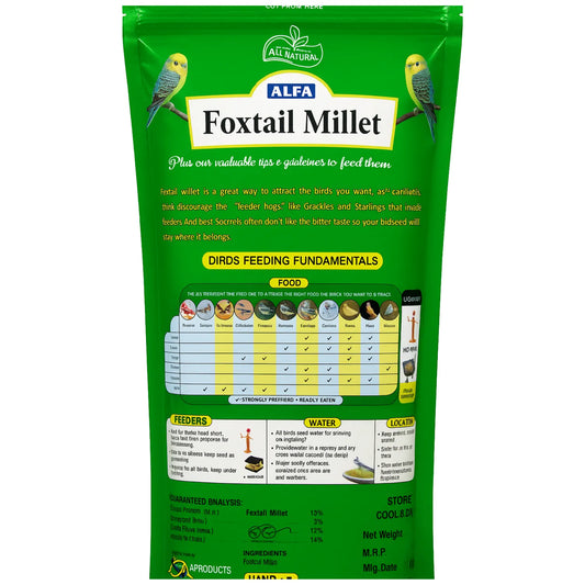ALFA Foxtail Millet – Premium Natural Bird Food